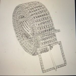 Rhinestone Belt no stretch